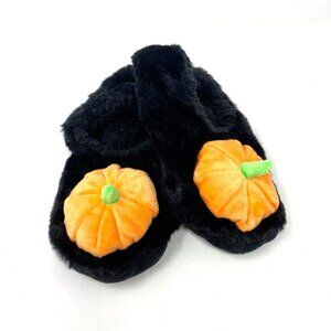 Target Hyde & Eek Halloween Pumpkin Plush Gripper Slipper Socks Size S/M 5-7